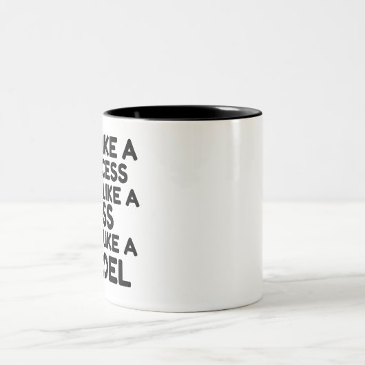Prinzessin, Chef, Modell Zweifarbige Tasse (Mittel)