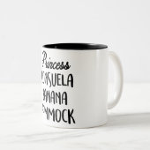 Prinzessin Consuela Banana Hammock Zweifarbige Tasse (VorderseiteRechts)