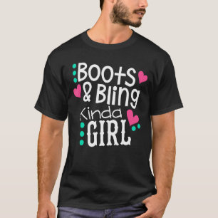 Prinzessin Cowboy Stiefel Cowgirl Glamour Land Wes T-Shirt
