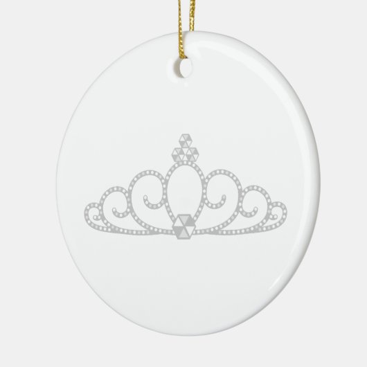Prinzessin Crown Keramikornament (Links)