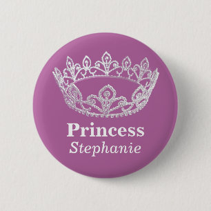 Prinzessin Crown Pin Button