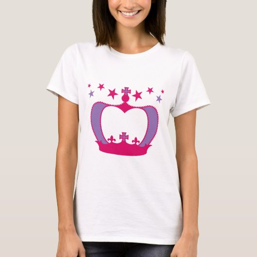 Prinzessin Crown T-Shirt (Vorderseite)