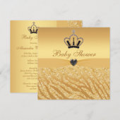 Prinzessin Crown u. Einladung (Vorne/Hinten)