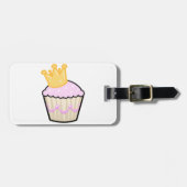 Prinzessin Cupcake Gepäckanhänger (Vorderseite horizontal)