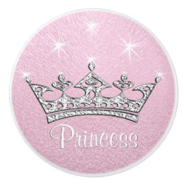 Prinzessin Custom Pink Knobs für Möbel, Kabinette Keramikknauf