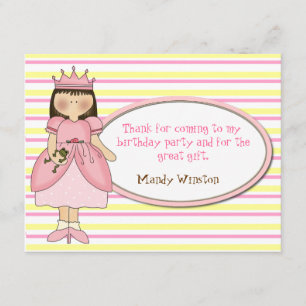 Prinzessin danke Ihnen Karten