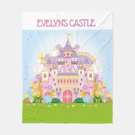 Prinzessin Dekoration! Personalisiertes Schloss Fleecedecke