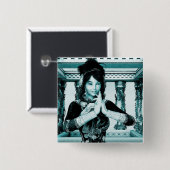 Prinzessin der China Button (Vorne & Hinten)