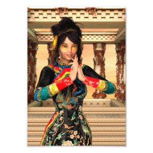 Prinzessin der China Fotodruck