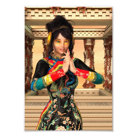 Prinzessin der China Fotodruck (Vorne)