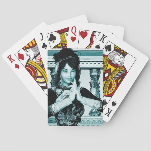 Prinzessin der China Spielkarten (Rückseite)