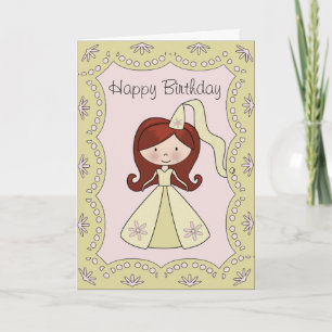 Prinzessin der Isle Birthday Card Karte