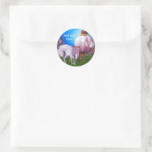 Prinzessin der Königlichen Prinzessin Labels zur B Runder Aufkleber (Tasche)