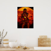 Prinzessin der Mars Fantasy Poster (Küche)