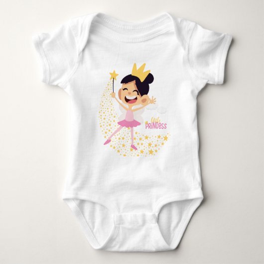 Prinzessin der Sterne, Magische Wünsche Baby Strampler (Vorderseite)