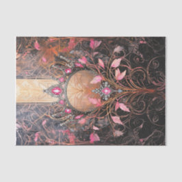 Prinzessin der Welt, Royal Pink Art Deco Seidenpapier