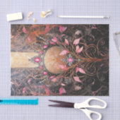 Prinzessin der Welt, Royal Pink Art Deco Seidenpapier (Handwerk)