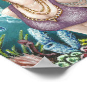 Prinzessin des Meeresplakats Poster (Ecke)