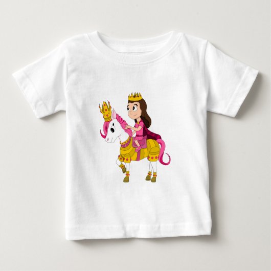 Prinzessin des niedlichen Cartoon Baby T-shirt (Vorderseite)