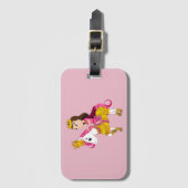 Prinzessin des niedlichen Cartoon Gepäckanhänger (Vorderseite Vertikal)