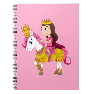 Prinzessin des niedlichen Cartoon Notizblock