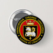 Prinzessin des Ordens der Unicorn-Ehre Button (Vorne & Hinten)