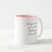 Prinzessin Di Quote Mug Zweifarbige Tasse (VorderseiteRechts)