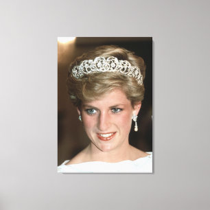 Prinzessin Diana Bahrain 1986 Leinwanddruck
