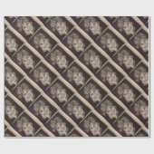 PRINZESSIN DIANA INK PEN PORTRAIT GESCHENKPAPIER (Flach)