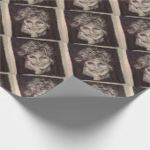 PRINZESSIN DIANA INK PEN PORTRAIT GESCHENKPAPIER (Ecke)