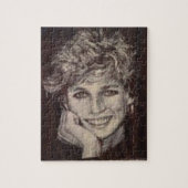 PRINZESSIN DIANA INK PEN PORTRAIT PUZZLE (Vertikal)