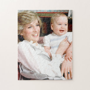 Prinzessin Diana und Prinz William Puzzle