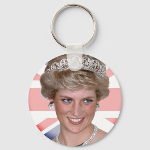Prinzessin Diana Union Jack Schlüsselanhänger