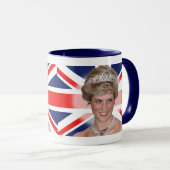 Prinzessin Diana Union Jack Tasse (VorderseiteRechts)