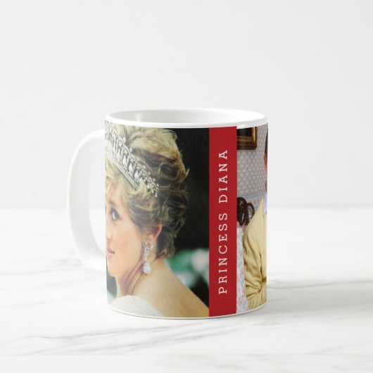 Prinzessin Diana von Wales Kaffeetasse (Vorderseite Links)