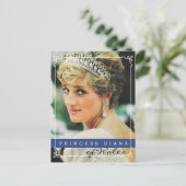 Prinzessin Diana von Wales Postkarte (Stehend Vorderseite)