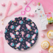 Prinzessin, die zum Mond landete Pappteller (Party)