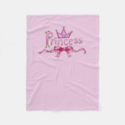 Prinzessin Dog Fleecedecke (Vorderseite)