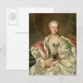 Prinzessin Ekaterina Golitsyna 1759 Postkarte (Vorne/Hinten)