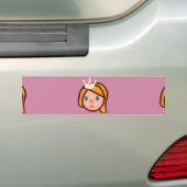 Prinzessin Emoji Autoaufkleber (Auf Auto)