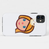 Prinzessin Emoji Case-Mate iPhone Hülle (Rückseite (Horizontal))