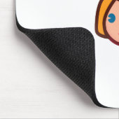 Prinzessin Emoji Mousepad (Ecke)