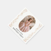 Prinzessin Engel Geburtstagsservietten Serviette (Ecke)