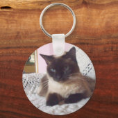 Prinzessin entspannt auf der Couch Schlüsselanhänger (Vorderseite)