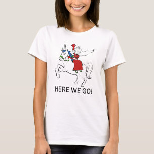 Prinzessin fährt ein Unicorn witzig T-Shirt