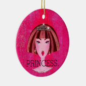 "Prinzessin - Fairest von allen!" Keramik Keramik Ornament (Rechts)