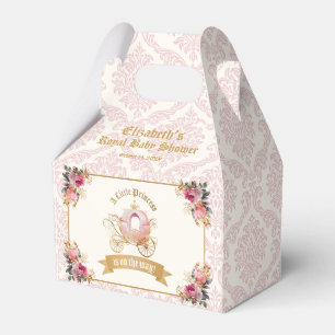 Prinzessin-Feengeschichte-Baby-Party mit rosa Kuts Geschenkschachtel