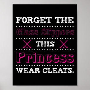 Prinzessin Feldhockey-Geschenk Feldhockey-Spieleri Poster