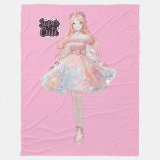 Prinzessin Fleece-Decke | Cozy Märchen Throw | E Fleecedecke
