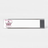 Prinzessin für immer schreibtischnamensplakette (Vorderseite )